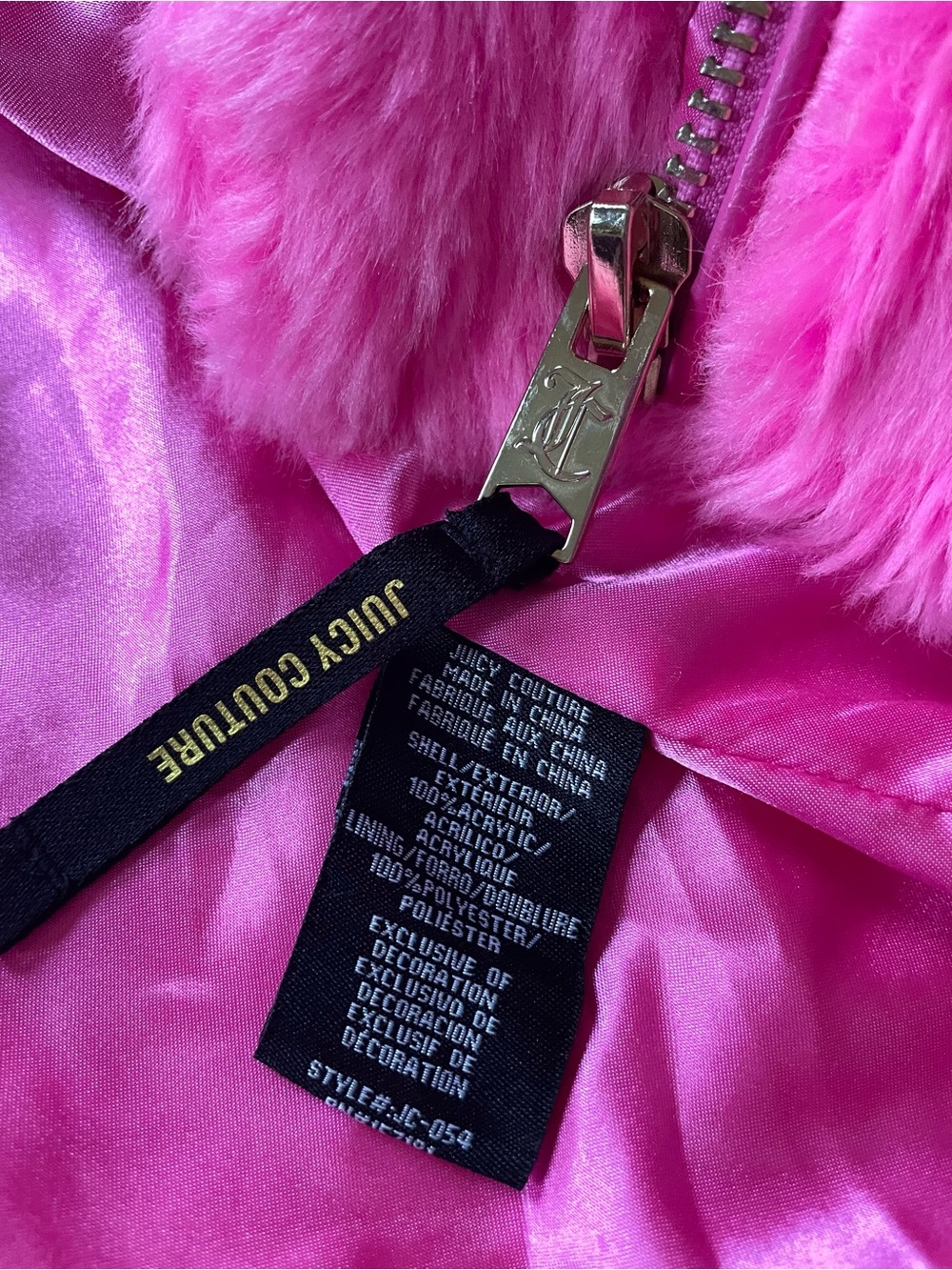 Juicy Couture Vibrant Pink Teddy Jacket - Picture 6 of 9